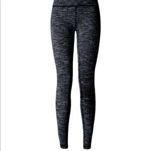 Lululemon dark grey textured leggings